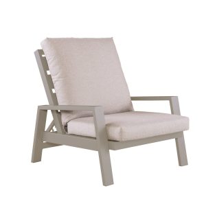Gardenart justerbar hagestol i beige aluminium. Beige/kaki (100900)