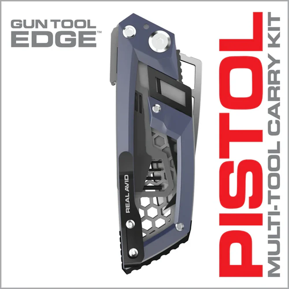 Real Avid - Gun Tool Edge Pistol - 15-i-1 Multiverktøy med Wharncliffe Blad - Image 5