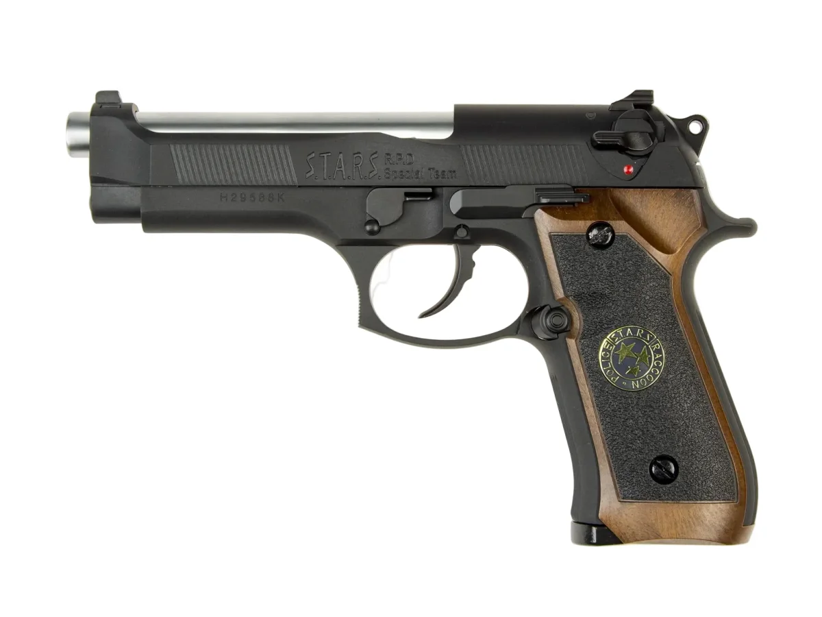 WE M92 Biohazard Semi og Full-Auto Gass Softgun