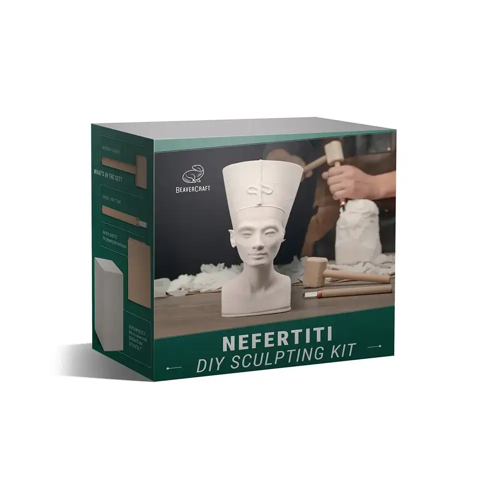 Beaver Craft DIY Nefertiti – DIY Skulptursett - Image 2