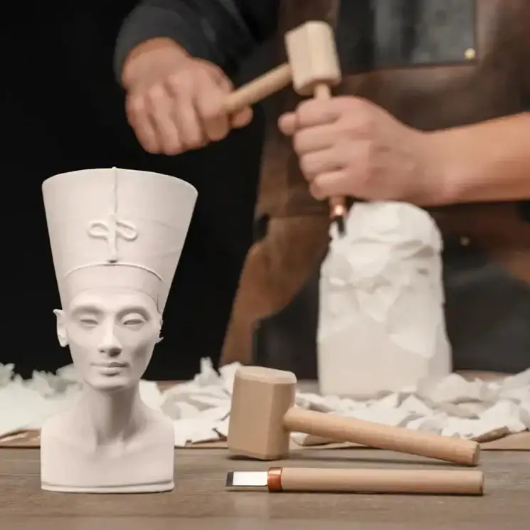 Beaver Craft DIY Nefertiti – DIY Skulptursett - Image 3