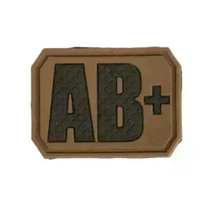Blodtype 3D Patch - Tan - AB+