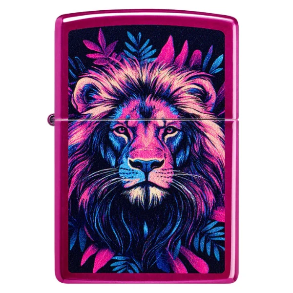 Zippo Multicolour Lion Design Lighter