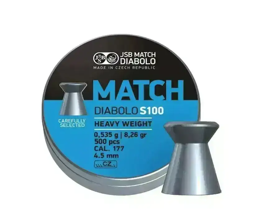 JSB - Blue Match 4.5mm Luftgeværkuler - 8.26gr 500stk