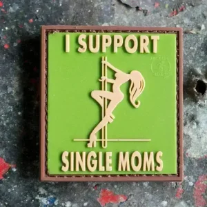 Patch - I Support Single Moms Rubber - Multicam
