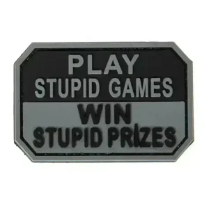 Patch - Play Stupid - PVC