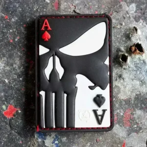 Patch - Punisher Ace of Spades Rubber