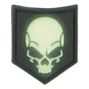 Patch - SOF Skull Rubber - Selvlysende