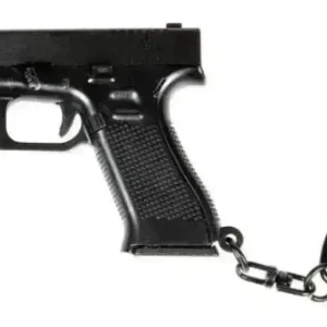 Pistol Nøkkelring G-modell - Svart Minipistol