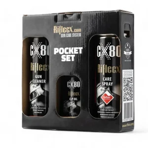 RifleCX Pocket Set – Mini vedlikeholdskit for tur og jakt