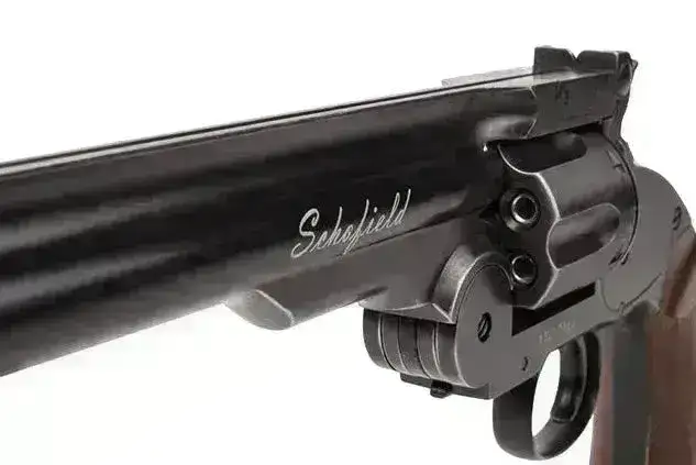 Schofield 6" Softgun Revolver - Aging Black - Image 4