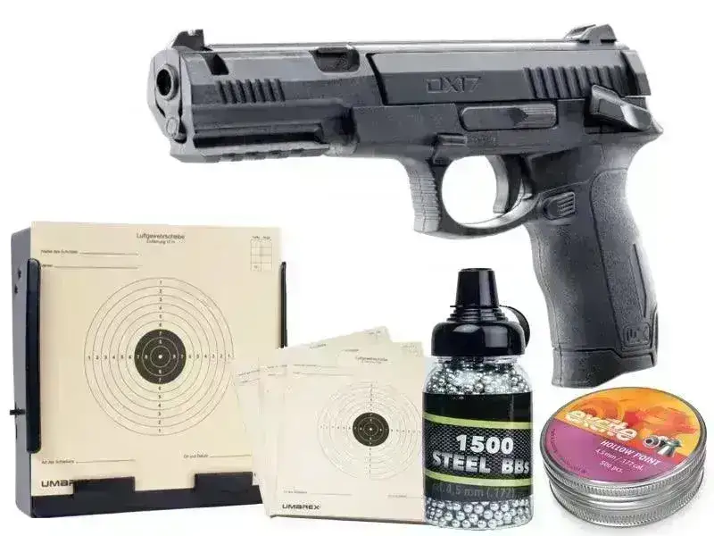 UX DX17 - 4.5mm Dual Ammo Luftpistol - Fjærdrevet - PAKKEPRIS