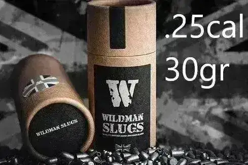 Wildman Hulspiss Slugs til Luftvåpen 6.35mm(.25) - 30gr 100stk