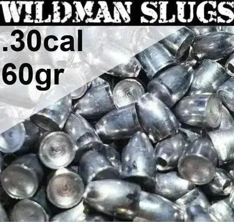 Wildman Hulspiss Slugs til Luftvåpen 7.62mm(.30) - 60gr 100stk - Image 2