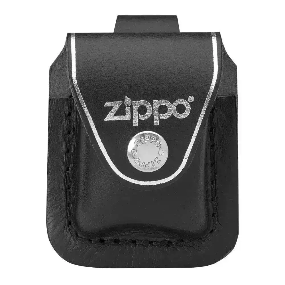 Zippo - Orginal Zippo Holder med beltefeste i skinn - Black - Image 2